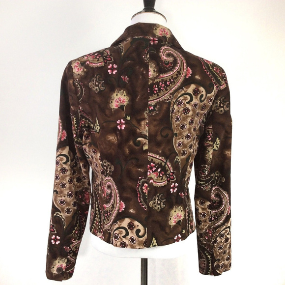 Larry Levine Stretch Rhinestone Blingy Blazer 8 - Picture 5 of 8